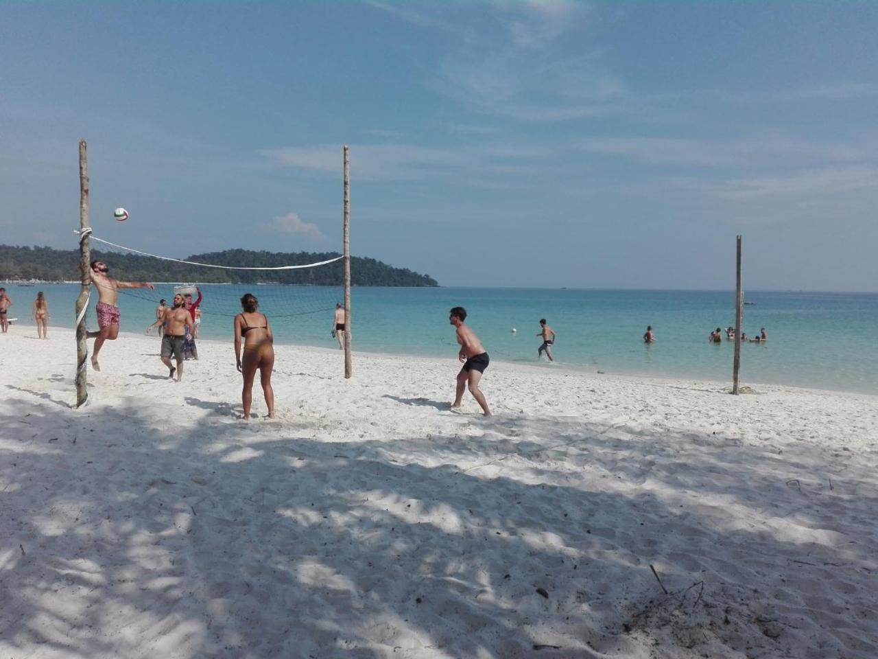 Sandbank Restaurant & Camping Koh Rong Kaoh Touch Eksteriør bilde