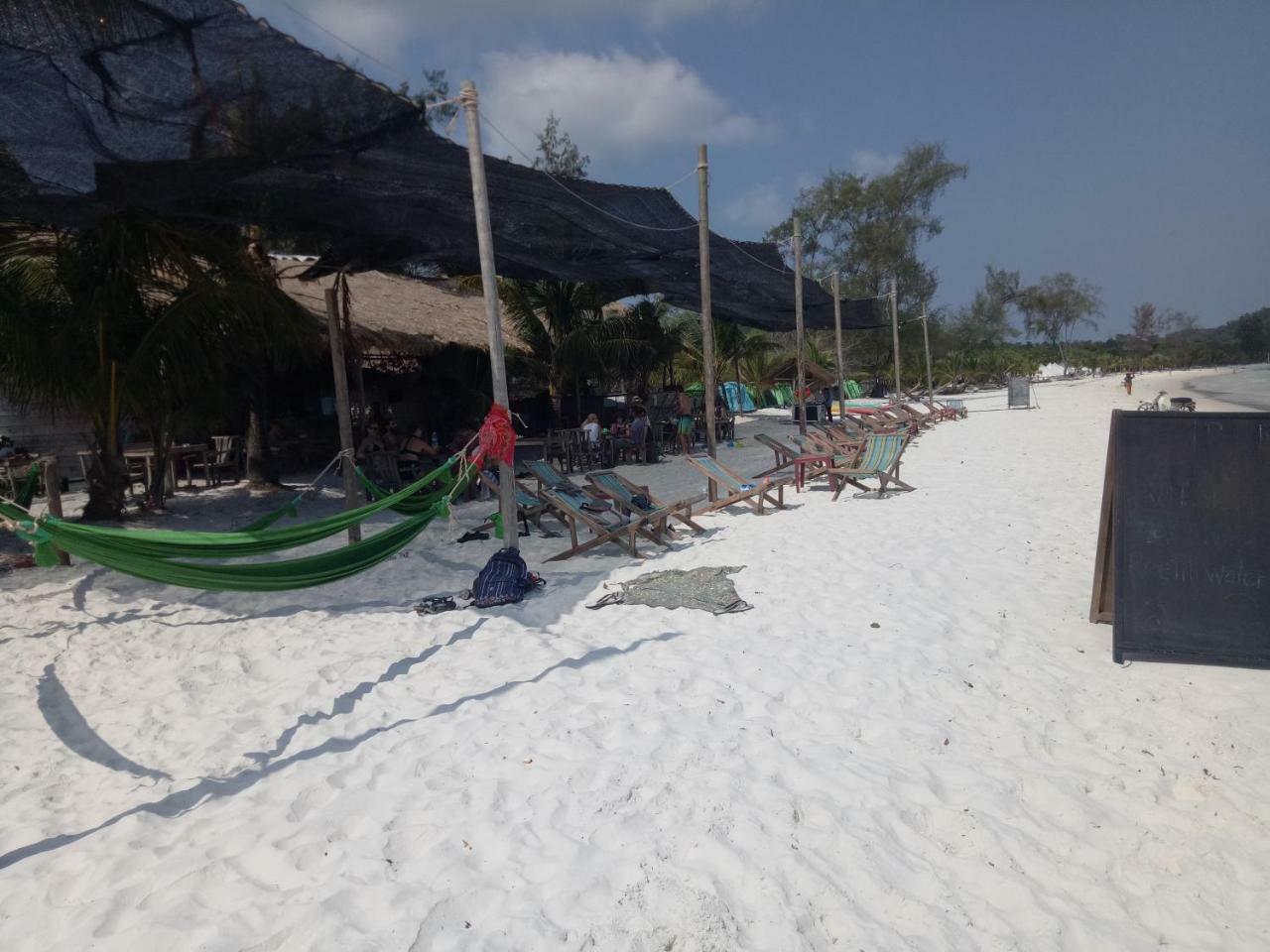 Sandbank Restaurant & Camping Koh Rong Kaoh Touch Eksteriør bilde