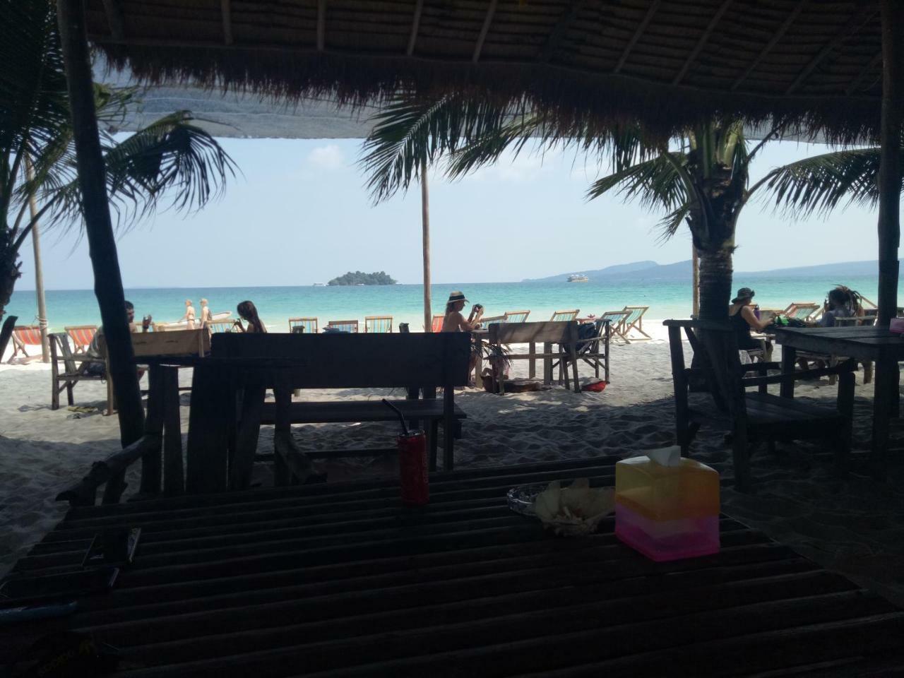 Sandbank Restaurant & Camping Koh Rong Kaoh Touch Eksteriør bilde