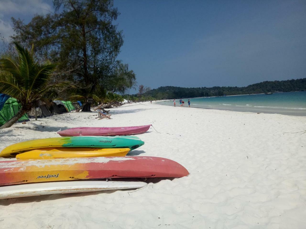 Sandbank Restaurant & Camping Koh Rong Kaoh Touch Eksteriør bilde