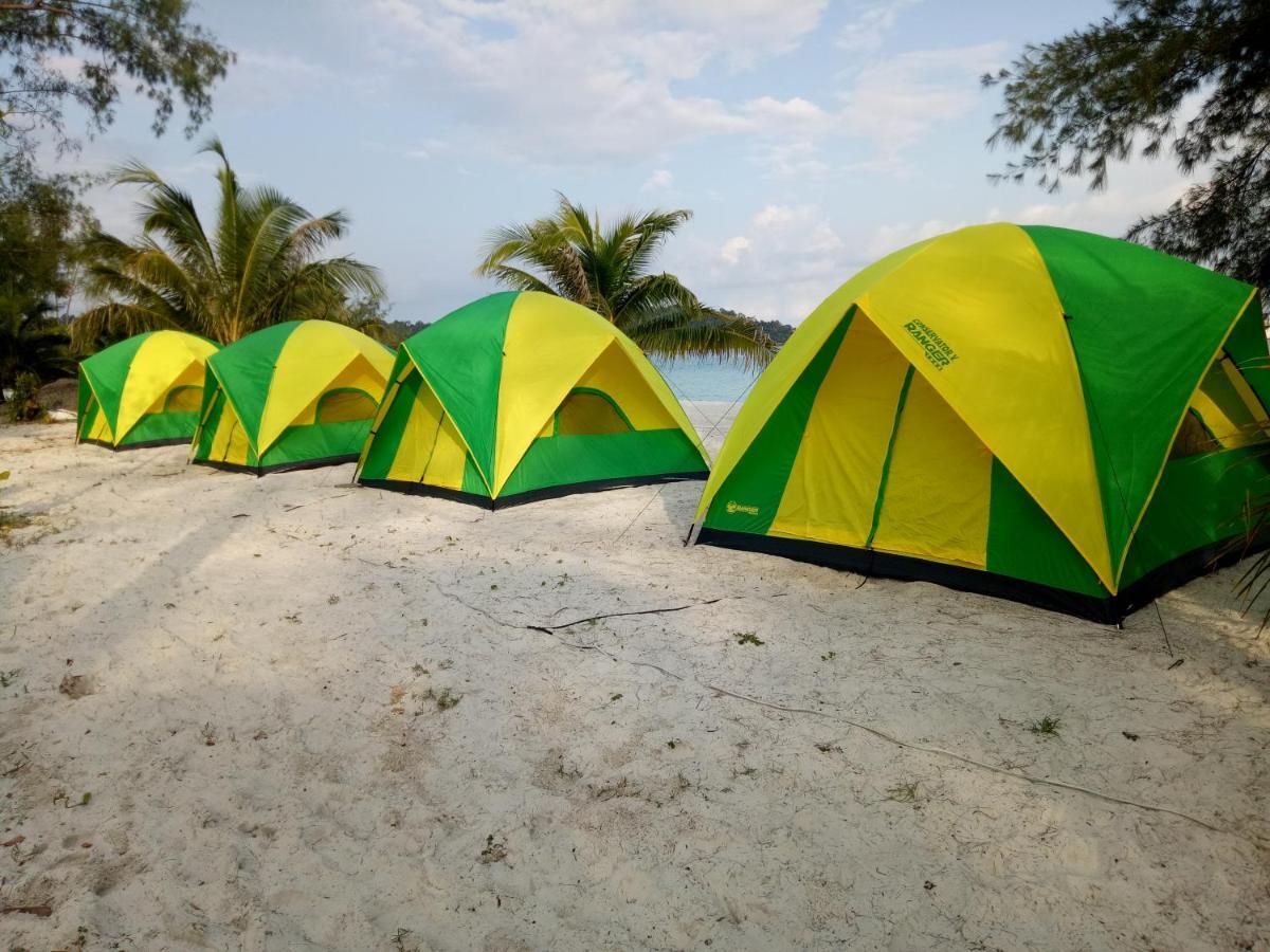 Sandbank Restaurant & Camping Koh Rong Kaoh Touch Eksteriør bilde